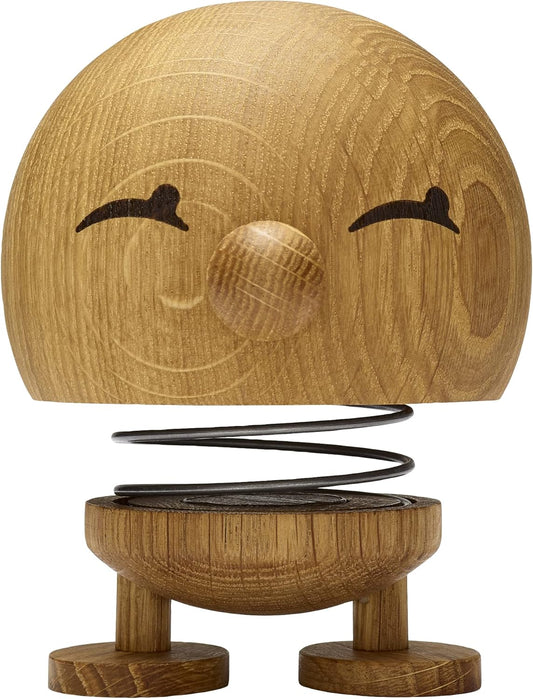 Hoptimist Bimble Whimsical Elegance in a Playful Figure, Adding Joyful Character to Your Space Scandinavian Design - Large Oak, 4.72 x 5.91 x 4.33 inches