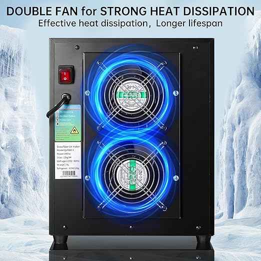 Snowflake Ice Machine, 330.6LBS/24H 660W Shaved Ice Machine, Rapid Cooling, Food-Grade Stainless Steel Material, Snowflake Ice Maker for Dessert, Ice Cream,Suitable for Party＆Commercial Use