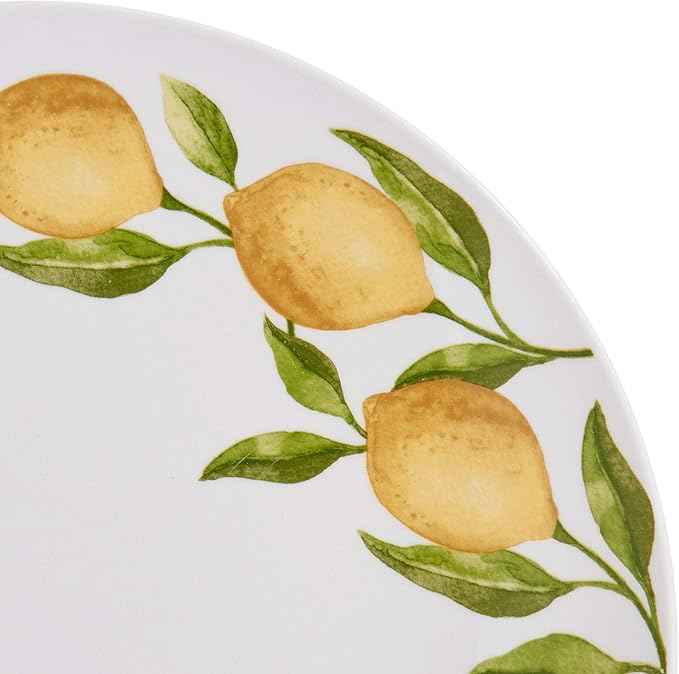 Studio Nova Lemons 16-Piece Dinnerware Set, Service For 4, White