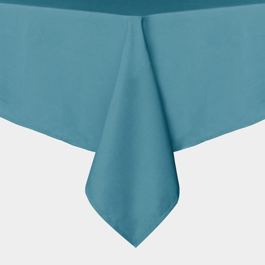Sancua Rectangle Tablecloth - 90 x 132 Inch - Stain and Wrinkle Resistant Washable Polyester Table Cloth, Teal