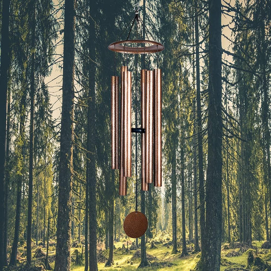 36 Inch Wind Chimes for Outside Deep Tone Sound Like Church Bell Memorial Christmas Copper Vein Thickness of Tube is 2.1mm Taiwan Made