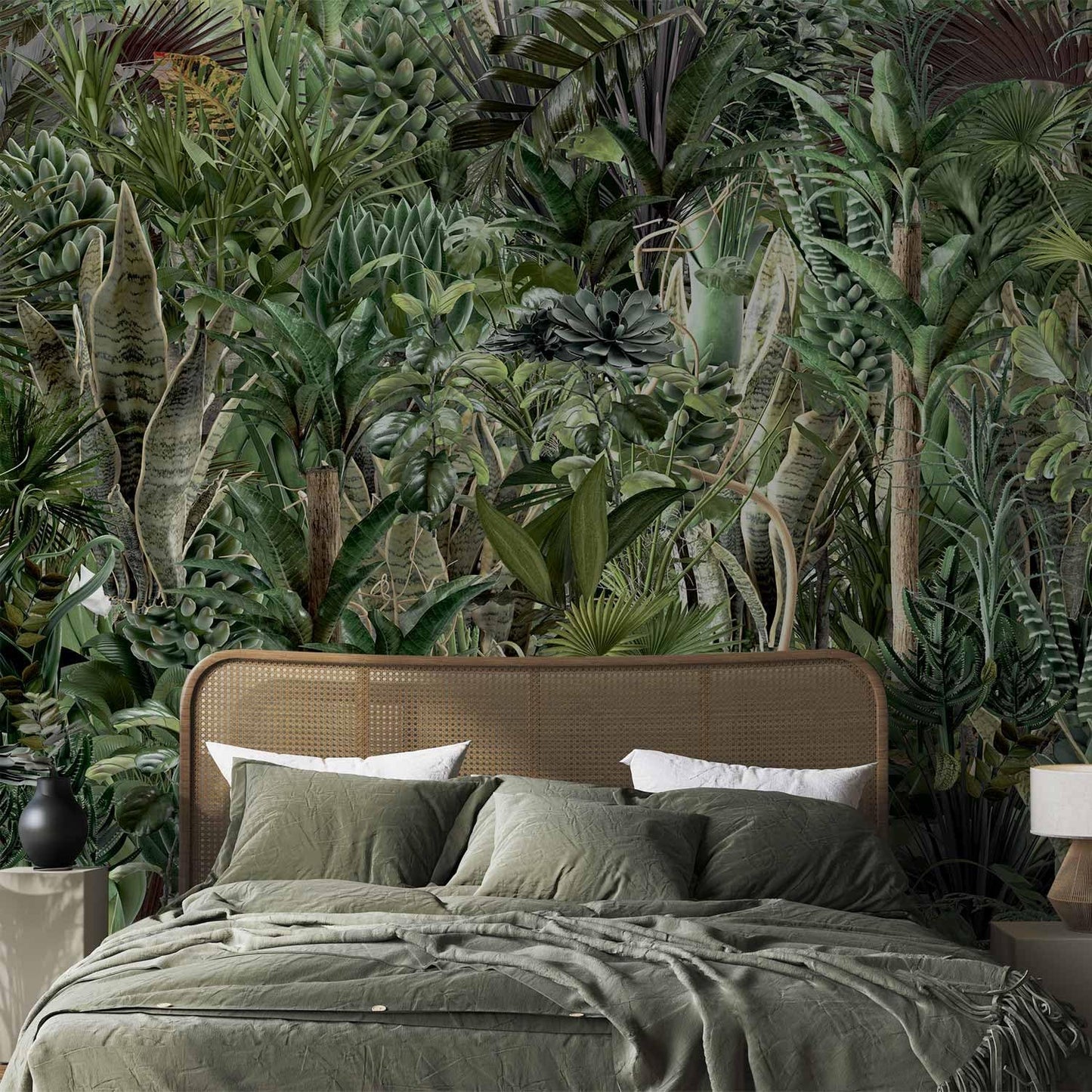 artgeist Wall Mural Leaves 138x101 in - XXL Non-Woven Wallpaper Fleece Wall Decor Photo Print Picture Image Design Plants Abstract Nature Botanical b-C-0858-a-a