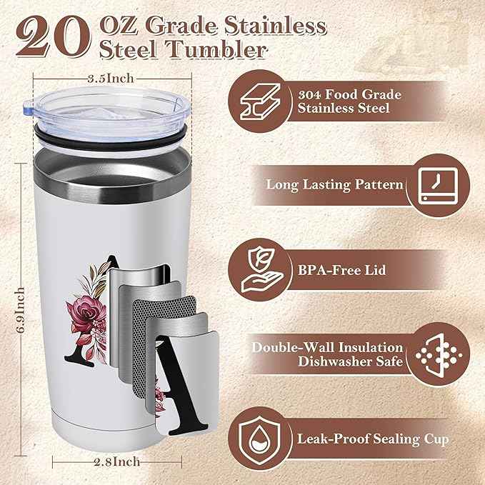 20 Oz Insulated Coffee Cup with Lid Car Tumbler Travel Mug Women Her Sister Mom Girlfriend Aunt Best Friend Friendship Grandma Bestie Wife Daughter Law Lady Happy Birthday Cool Unique Cute Gifts