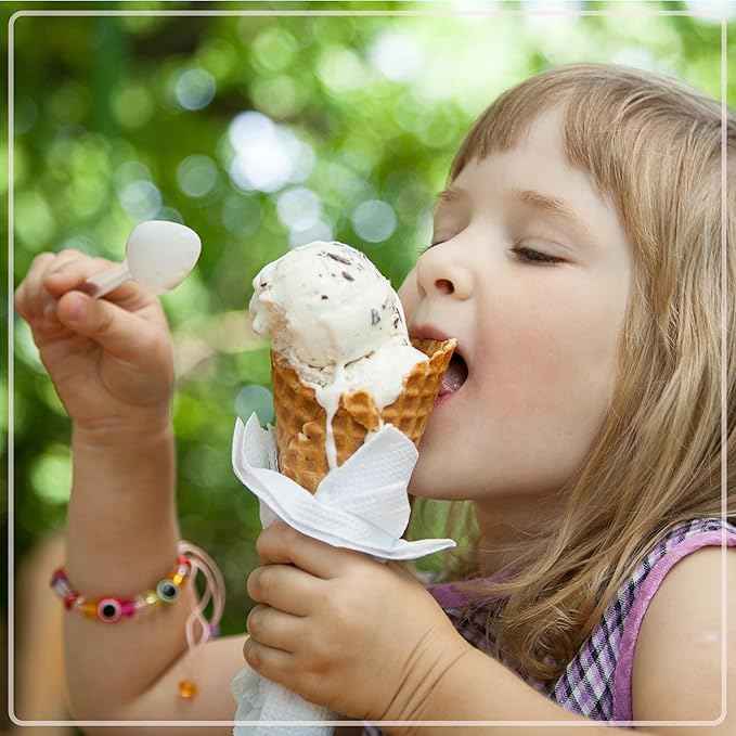 Nostalgia Electric Ice Cream Maker – Parlor Style, Old Fashioned Soft Serve Ice Cream Machine Makes Frozen Yogurt or Gelato in Minutes - Fun Kitchen Appliance – White & Dark Bown - 6 Quart