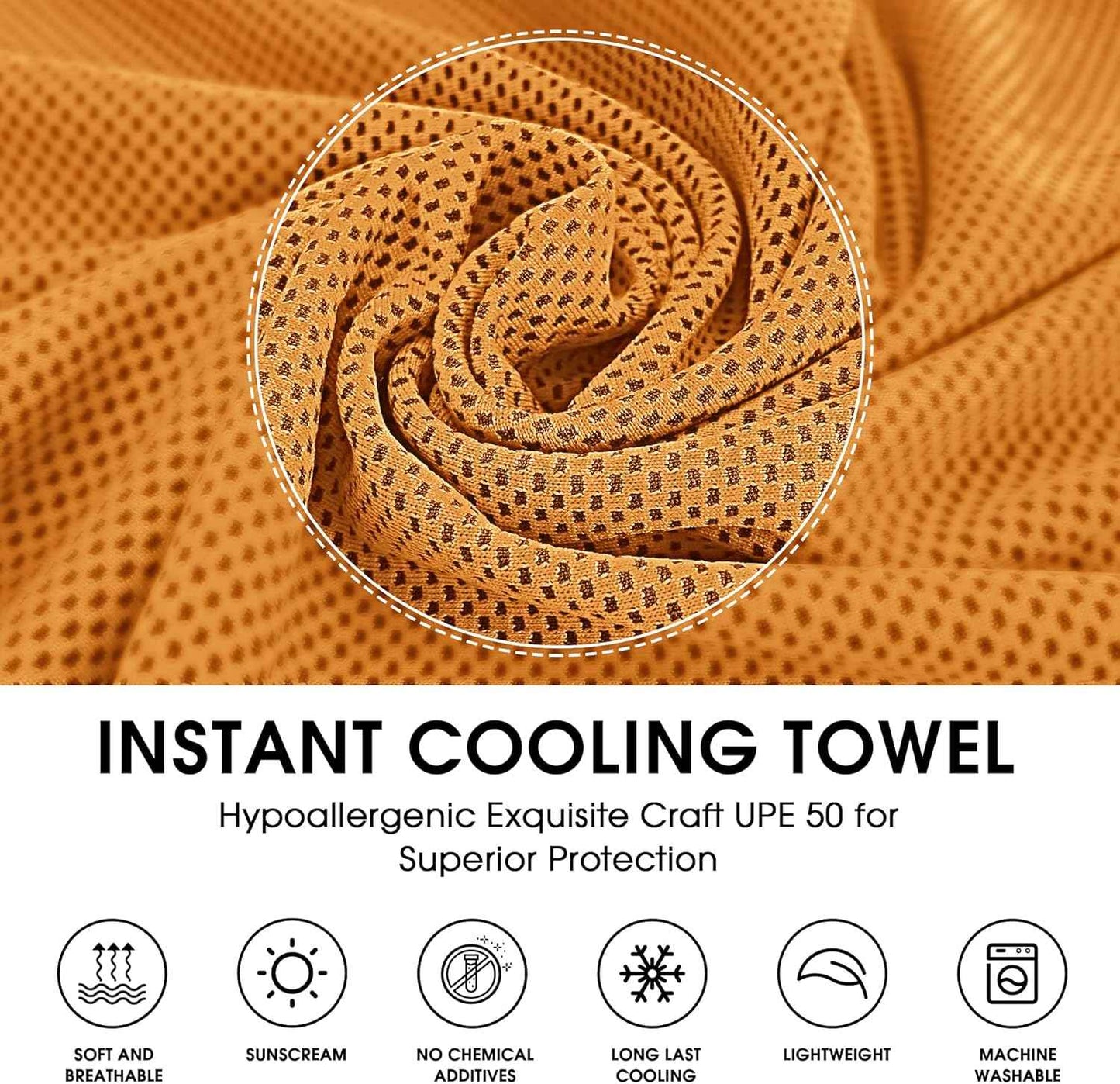 4Monster Cooling Towel for Neck and Face,Microfiber Cold Towel for Hot Weather,Quick Dry Ice Chilly Towel Cooling Rags for Neck Stay Cold for Gym,Yoga,Sport,Running,Camping(40 x 12 inches)