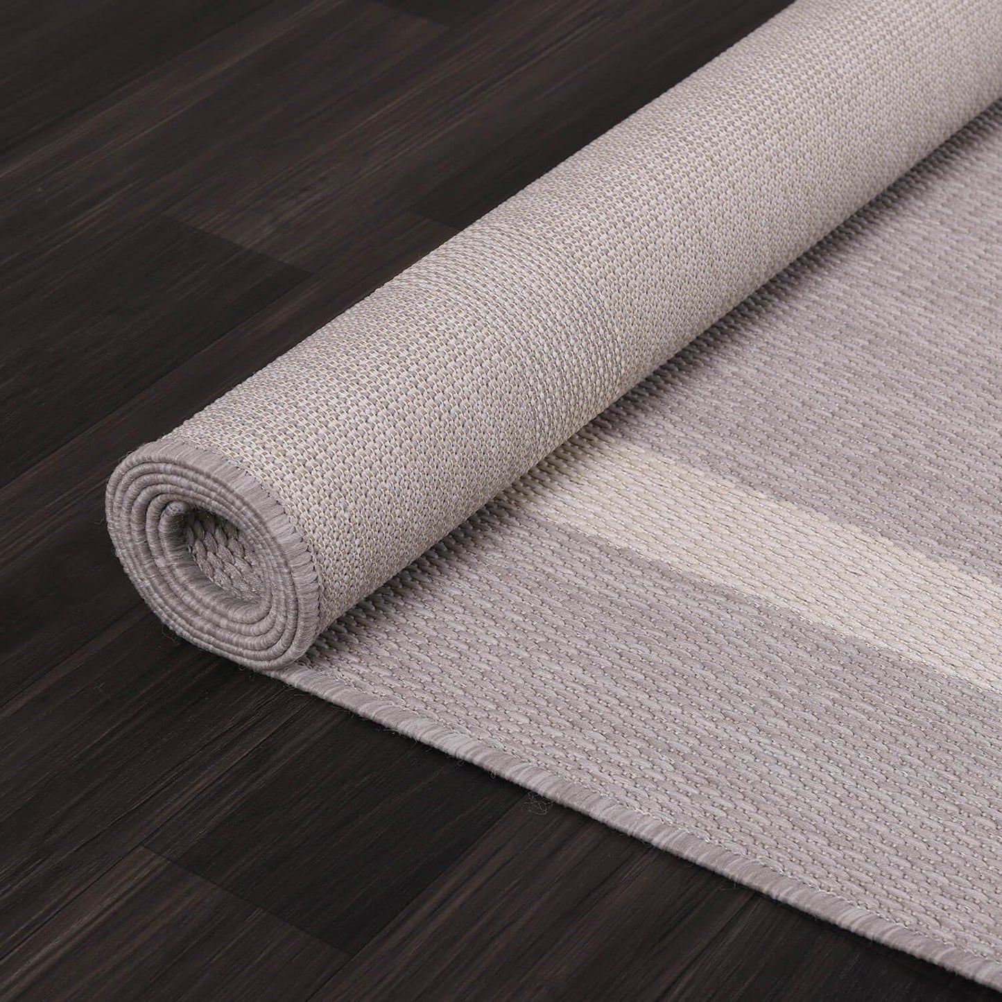 Bordered Outdoor Rug 8x10 Washable Outside Carpet for Indoor Patio Porch Waterproof Easy Cleaning Non Shedding Area Rugs Gray 8 x 10