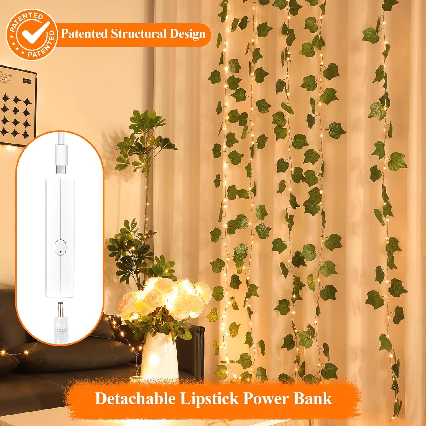 32FT(16 * 2) Fairy Lights Battery Operated String Lights, Twinkle Lights with Timer, Mini LED Fairy Lights for Bedroom, Christmas Decorations, Mason Jars, Wedding, Vine, Table Centerpieces Warm White