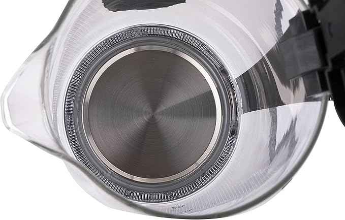 alpina Kettle - Electric - LED - Glass - Stainless steel - Wireless - 1.7 liters