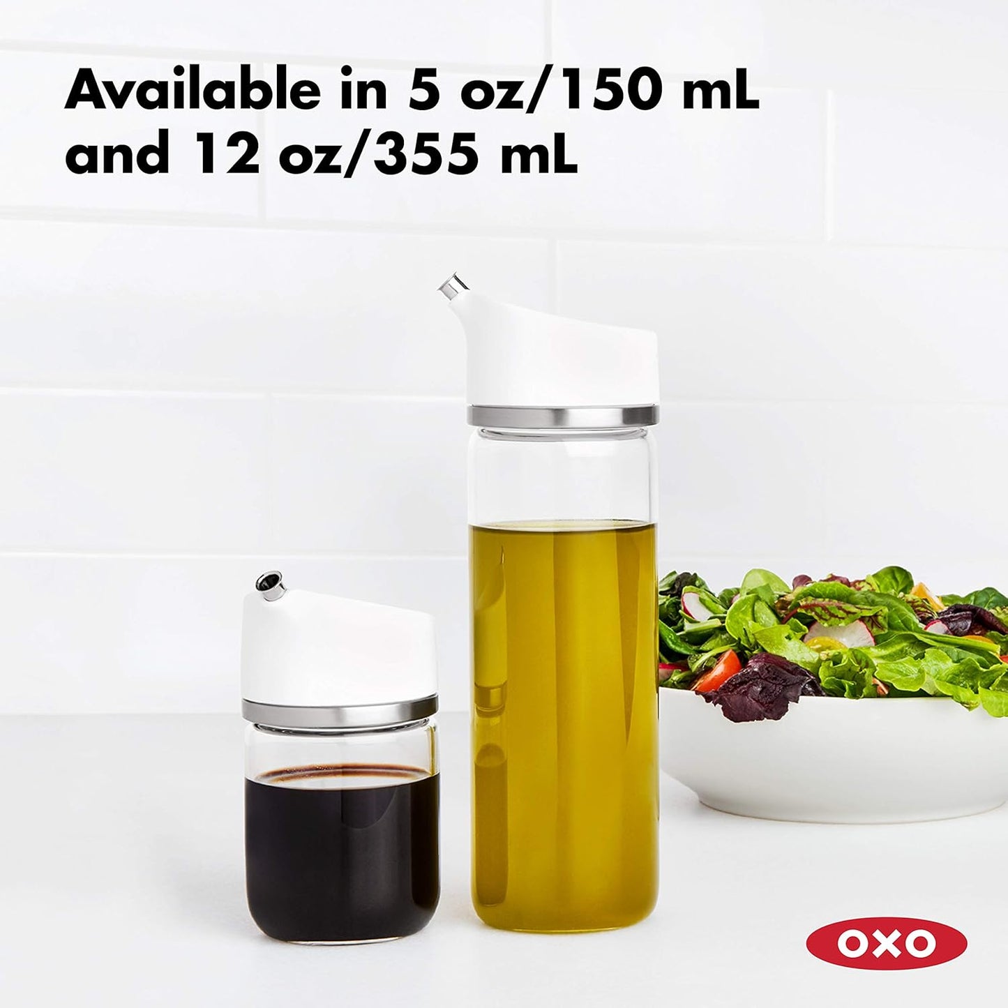 OXO Good Grips 12 oz Precision Pour Glass Oil Dispenser | Precision Pour