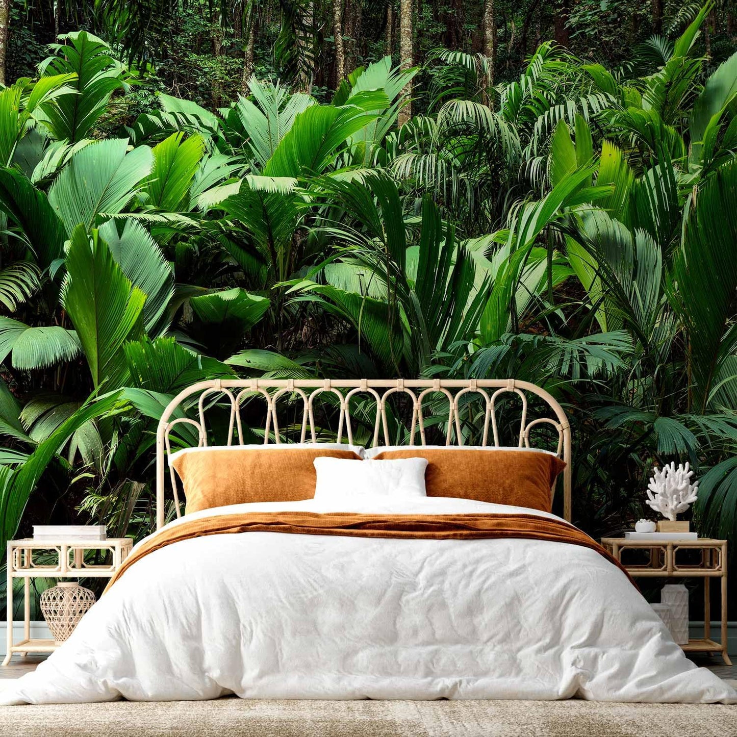artgeist Wall Mural Nature 98x69 in - XXL Non-Woven Wallpaper Fleece Wall Decor Photo Print Picture Image Design Botanical Plants Jungle Leaves b-B-0594-a-a