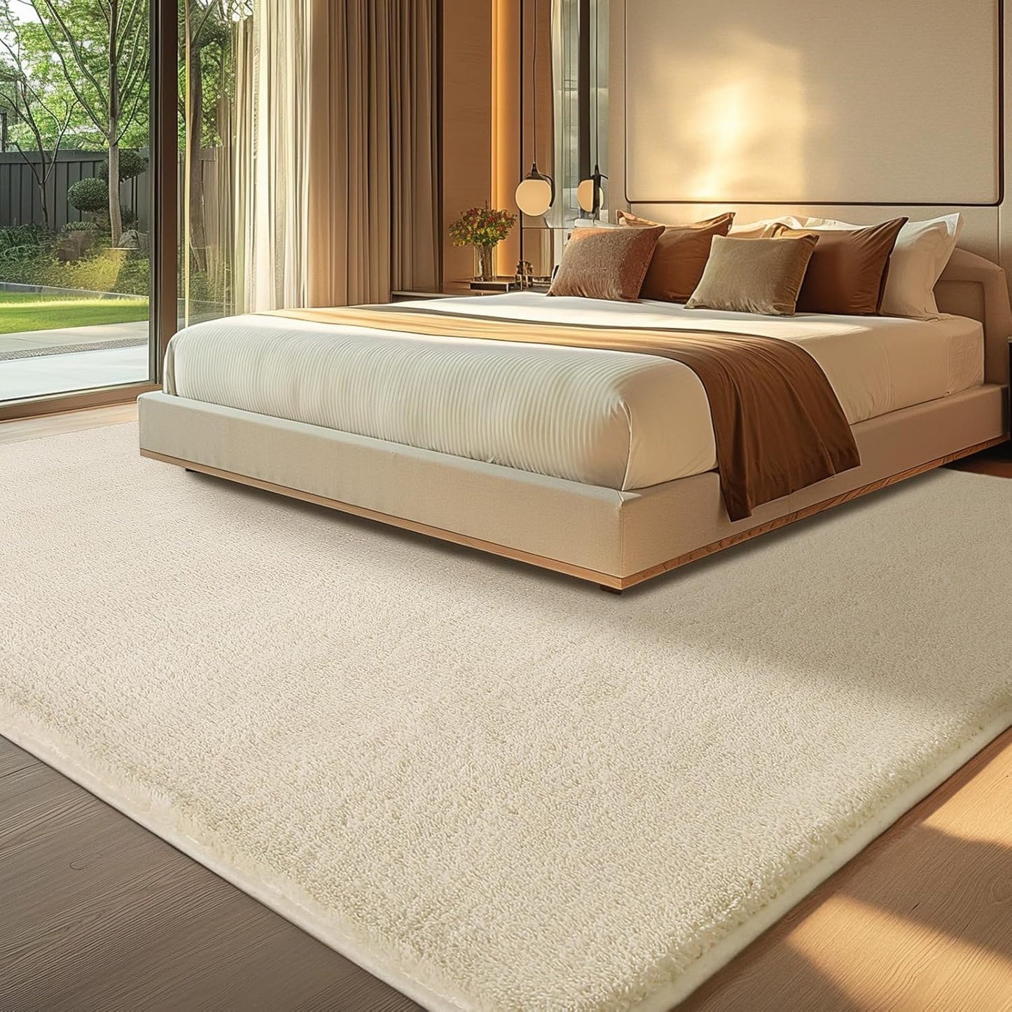 Sour Lemon 8x10 Area Rugs for Living Room, Soft Large Area Rug Fluffy Rugs for Bedroom，Machine Washable Area Rug Non Slip Carpet Rug for Living Room Playroom Kids Room Home Decor