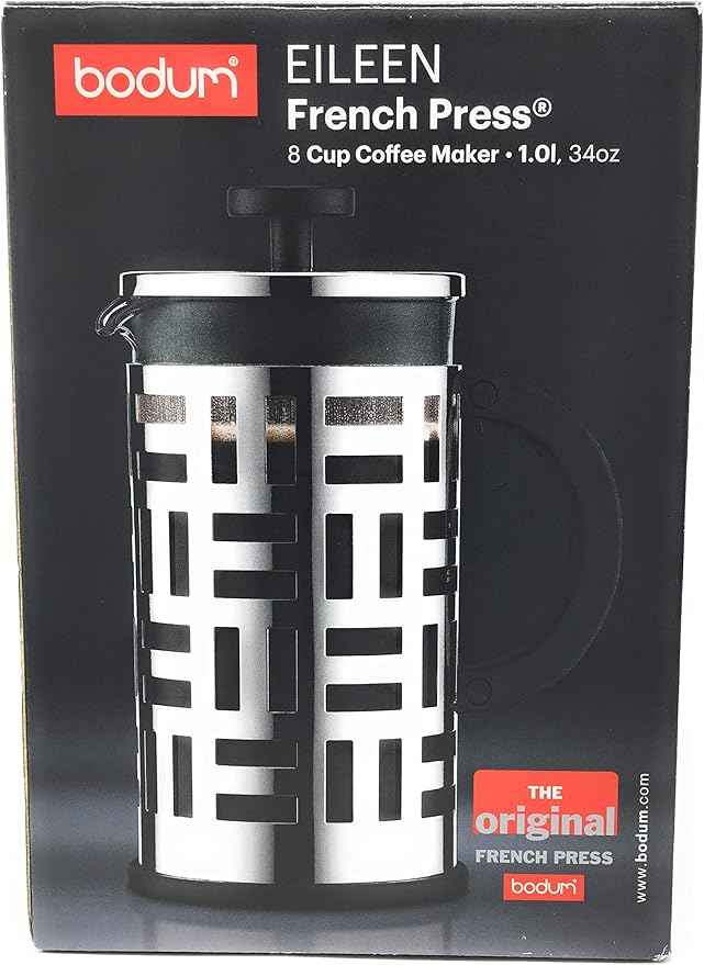 Bodum 8 Cup Eileen Coffee Maker, 34 oz, Copper