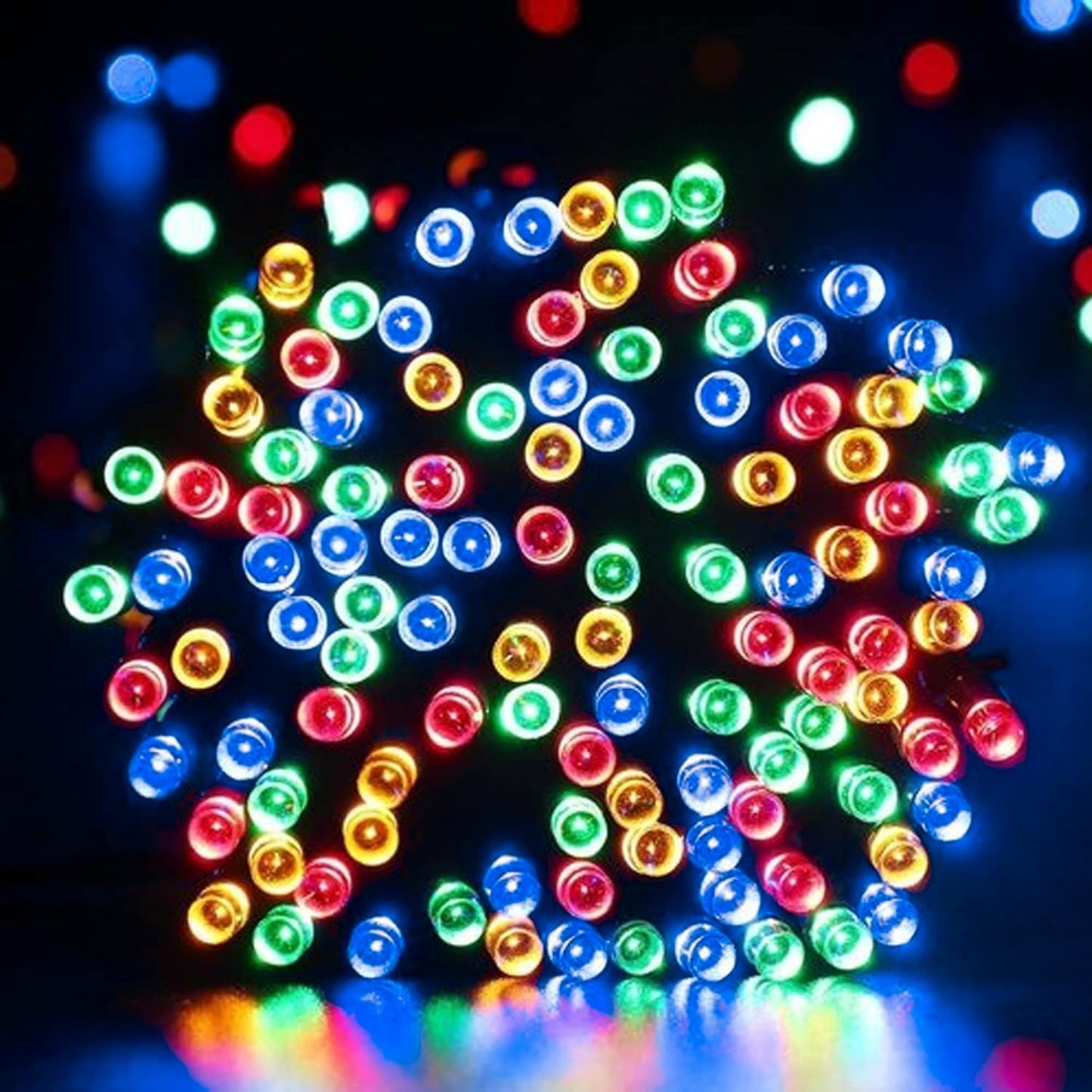 Dazzle Bright 132FT 400 LED Christmas Lights, Christmas String Lights Plug in with 8 Modes, Waterproof Christmas Decorations for Xmas Indoor Outdoor Party Home Tree Decor, Multi-Colored