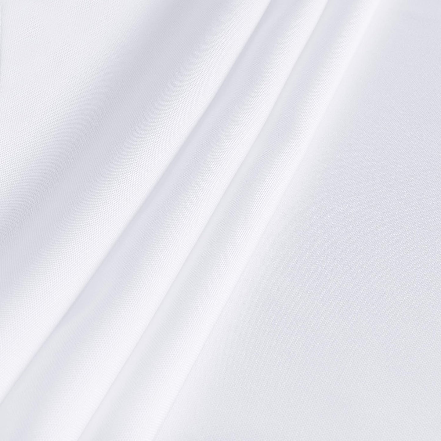sancua Rectangle Tablecloth - 54 x 78 Inch - Stain and Wrinkle Resistant Washable Polyester Table Cloth, Decorative Fabric Table Cover for Dining Tables, Buffet Parties and Camping, White