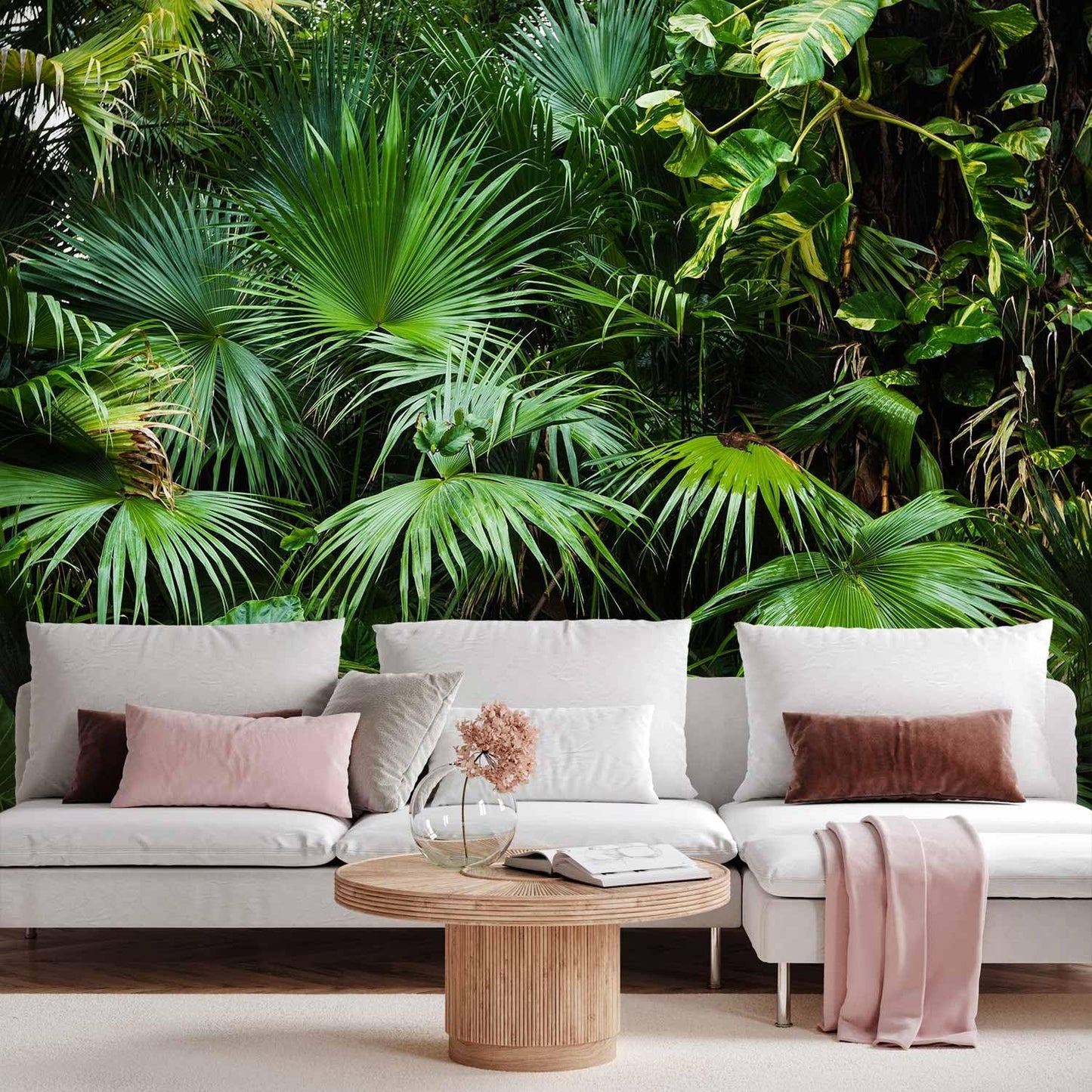 artgeist Wall Mural Tropical 118"x83" XXL Peel and Stick Self-Adhesive Wallpaper Removable Large Sticker Foil Wall Decor Print Picture Image Design