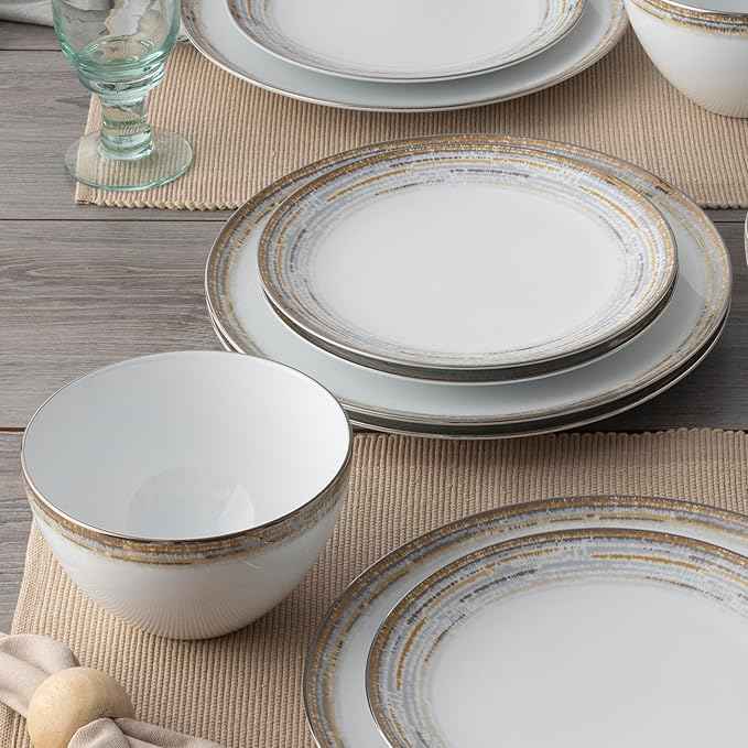Noritake Raylan 12-Piece Dinnerware Set, Service for 4