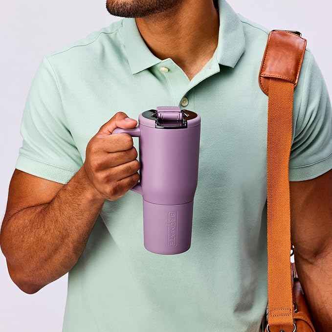 BrüMate Müv - 25oz 100% Leak Proof Insulated Coffee Mug with Handle & Lid - Stainless Steel Coffee Travel Mug - Double Walled Coffee Cup (Java)