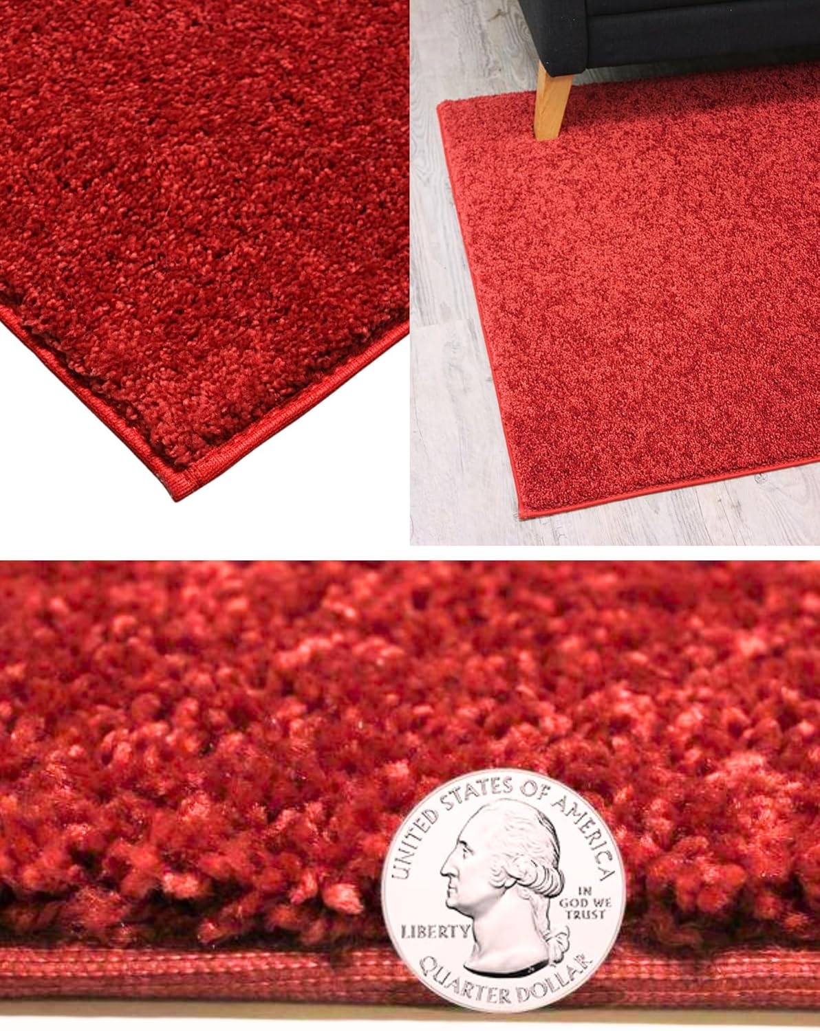 KOECKRITZ Soft and Colorful Kids Classroom Area Rugs (Passes Flammability Pill Test) Many Sizes and Bright Colors to Select from (5' x 5', Fire Engine)