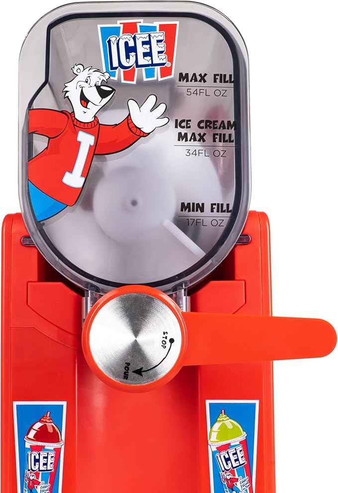 ICEE Pro Slushie Machine – No Ice Needed Frozen Drink, Frappe, Milkshake & Ice Cream Maker | Home Slushy Machine, Countertop Frozen Drink Machine. Officially Licensed ICEE Merchandise.