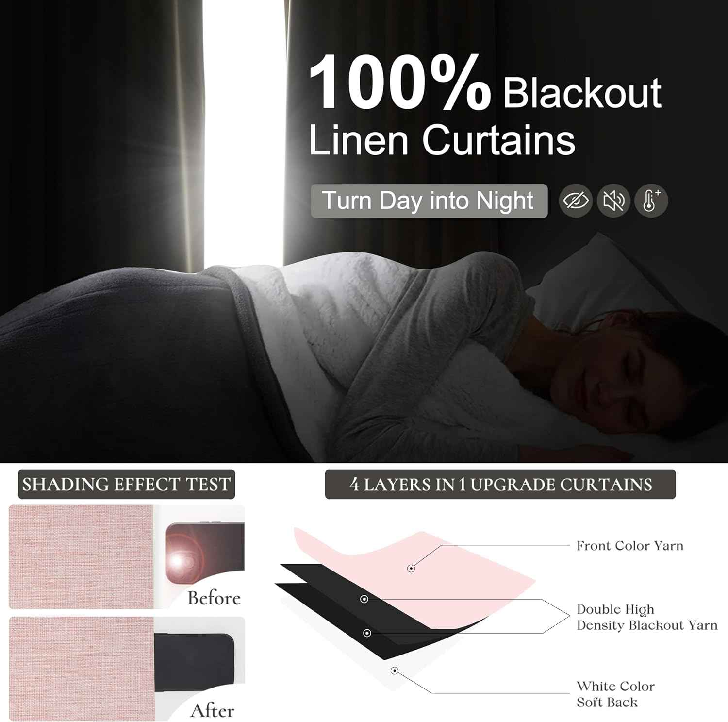 Cute Baby Pink Blackout Curtains 70 Inches Extra Wide Pleated for Grils Bedroom 2 Panels Set, 96 Inch Long Curtain for Sliding Glass Doors Thermal Large Window Heavy Duty Drapes (W70xL96x 2 Panels)