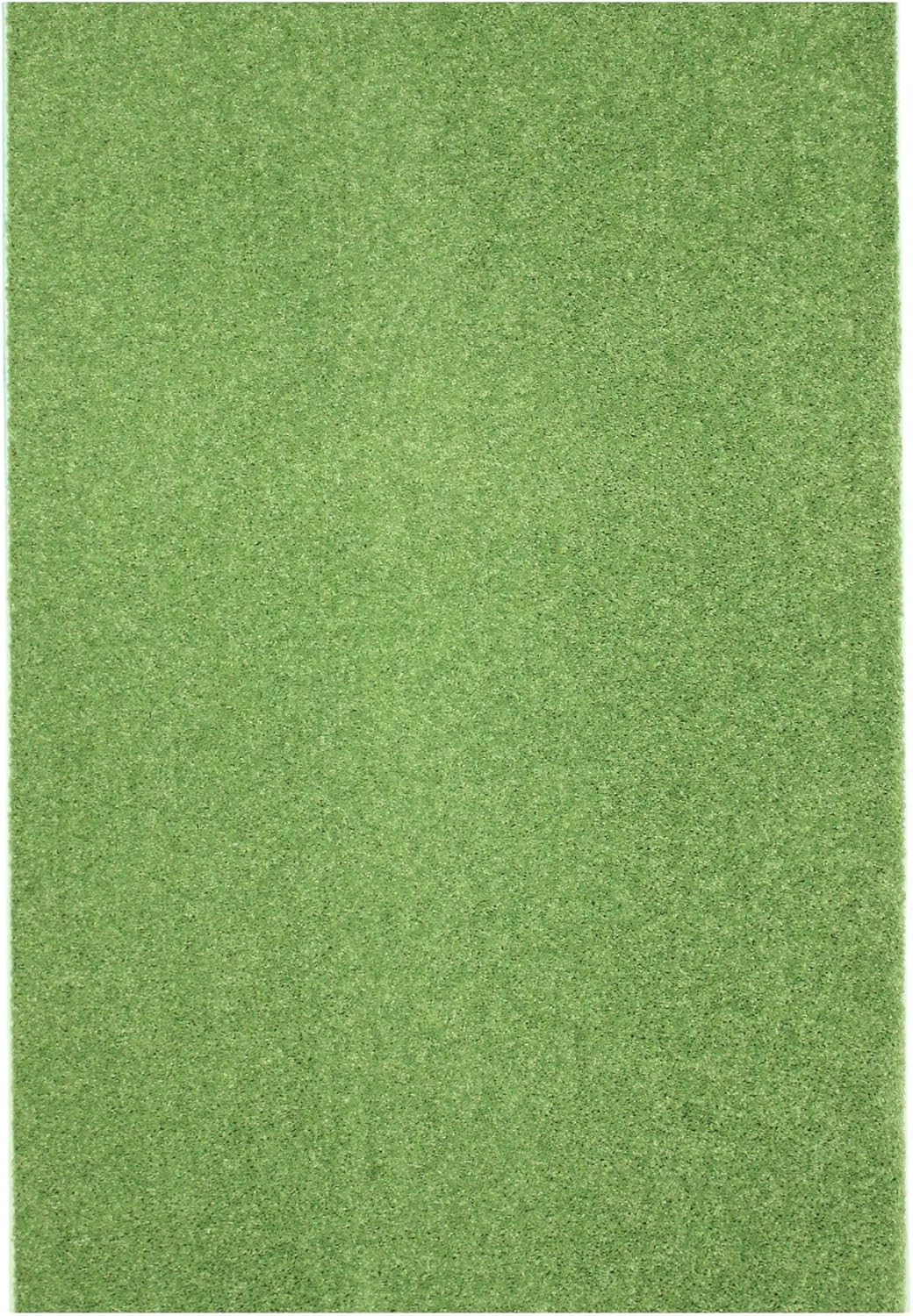 KOECKRITZ Soft and Colorful Kids Classroom Area Rugs (Passes Flammability Pill Test) Many Sizes and Bright Colors to Select from (6' x 8', Lime)