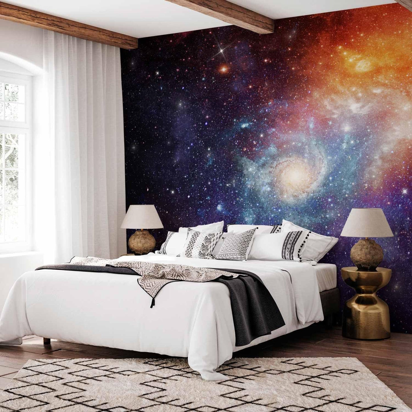artgeist Premium Wall Mural Cosmos Galaxy 177x124 in - XXL Non-Woven Wallpaper Fleece Wall Decor Photo Print Picture Image Design Home f-C-0101-a-a