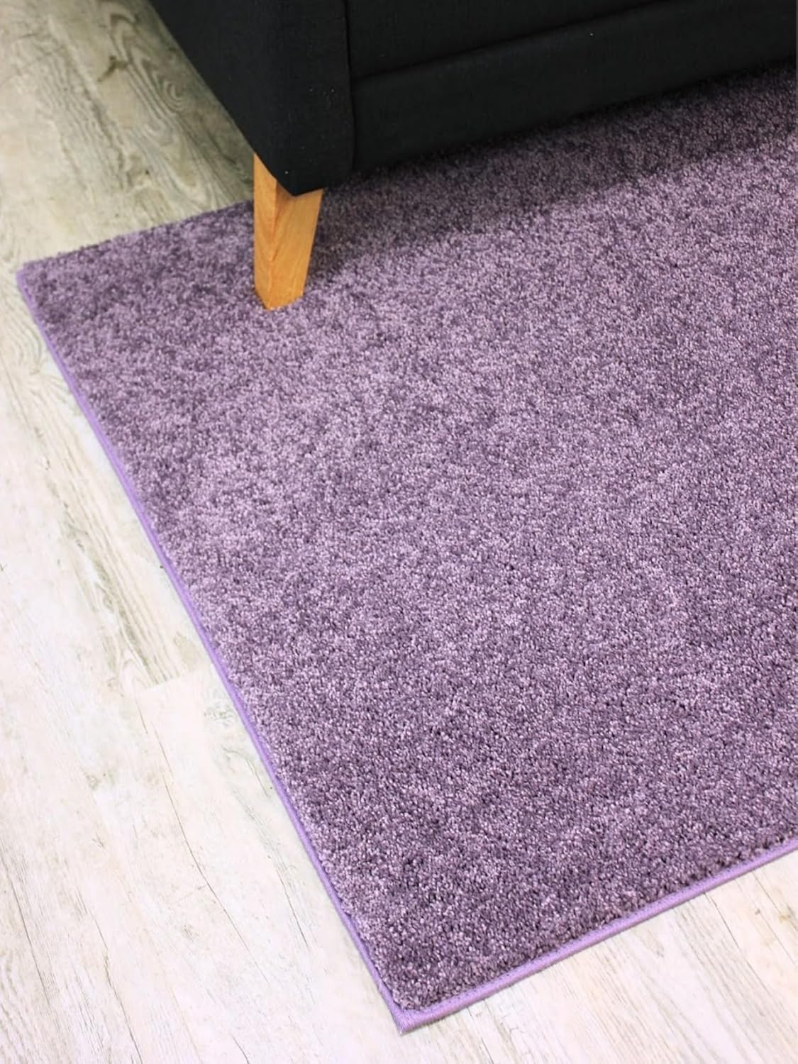 KOECKRITZ Soft and Colorful Kids Classroom Area Rugs (Passes Flammability Pill Test) Many Sizes and Bright Colors to Select from (3' x 12', Lavender)