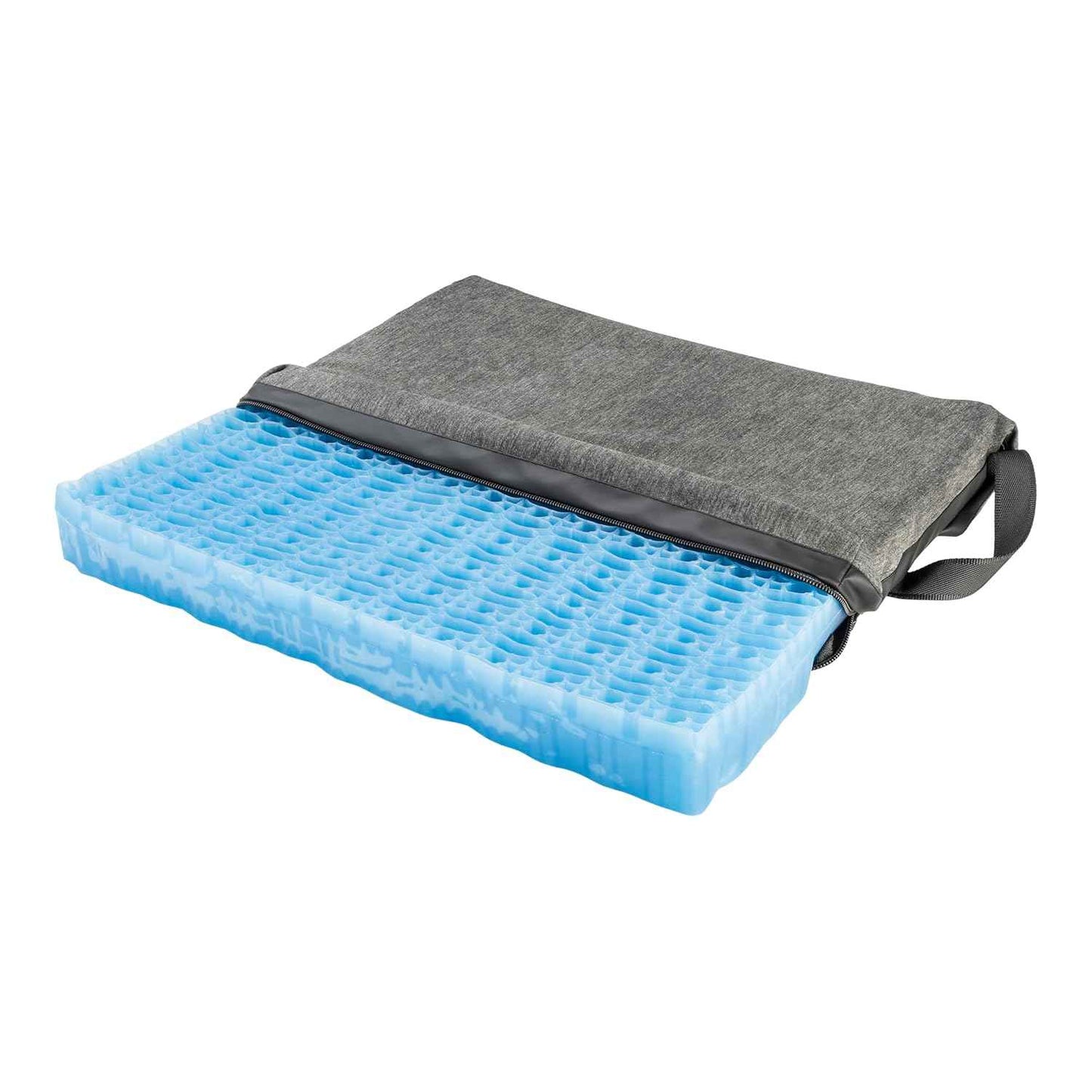 Drive Medical DualEase Gel Seat Chair Cushion for Wheelchair, Office Chairs & More, 16 Inch 2-Sided Pressure Relieving Cushion with Cooling Airflow, Machine Washable Cover, 2-Year Warranty