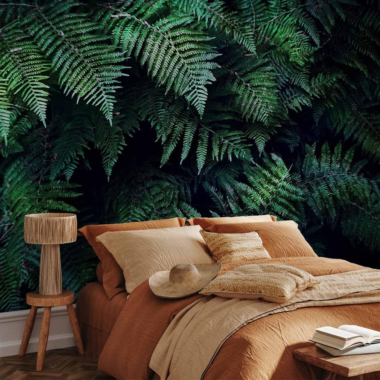 artgeist Wall Mural 3D Effect 173x124 in - Peel and Stick Self-Adhesive Wallpaper Removable Large Sticker Foil Wall Decor Print Picture Image Design - Tropical Leaves b-C-0564-a-a