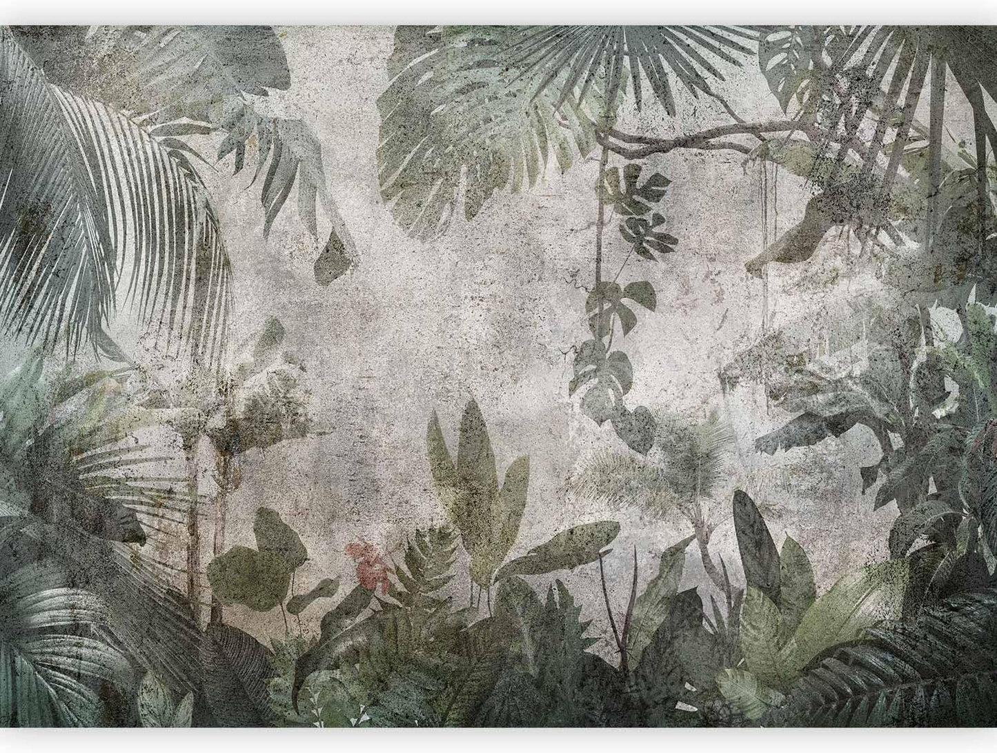 artgeist Wall Mural Tropical Leaves 157x110 in - XXL Non-Woven Wallpaper Fleece Wall Decor Photo Print Picture Image Design Landscape Jungle Nature Monstera Palm Leaves b-C-0821-a-a