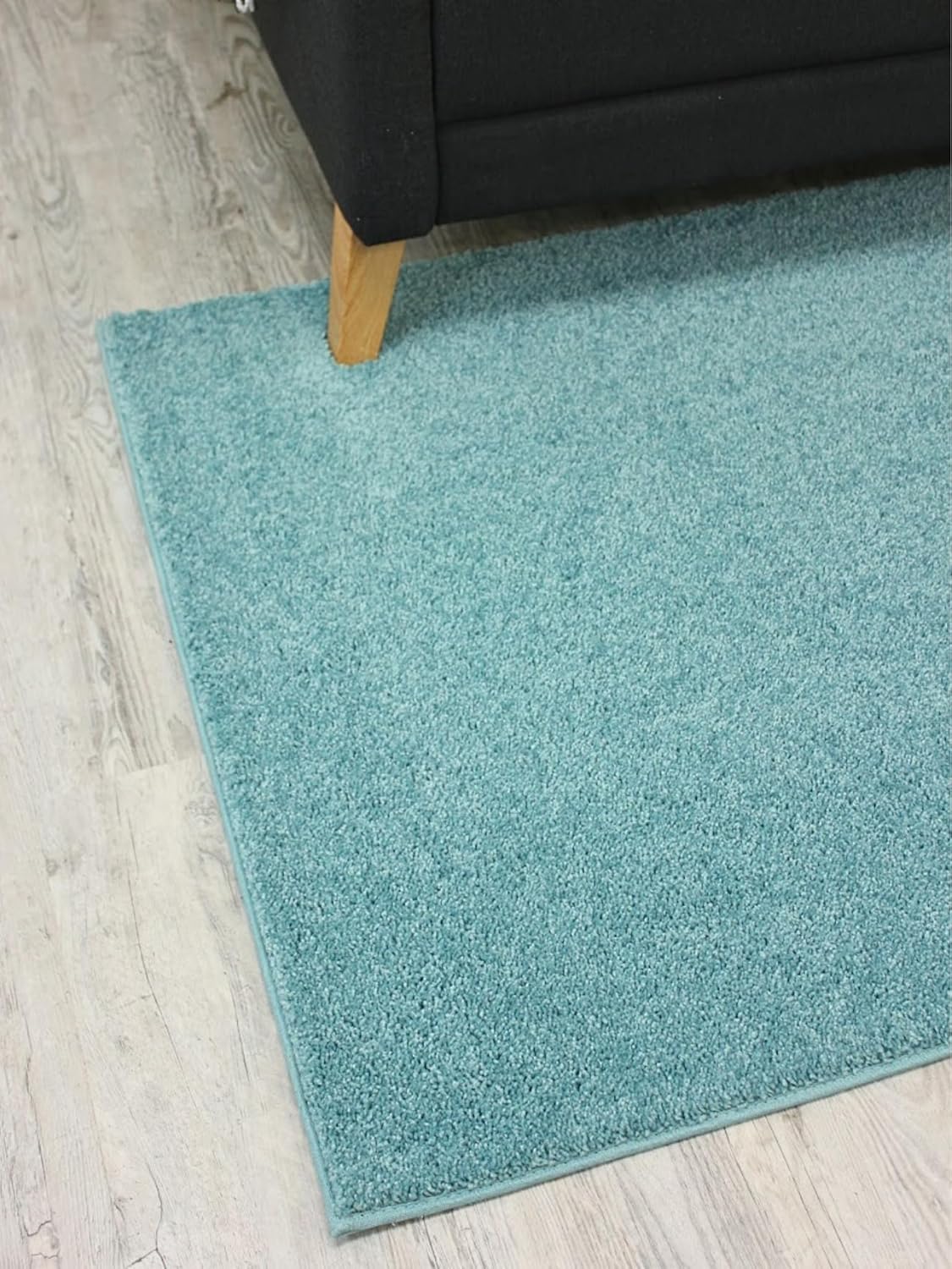 KOECKRITZ Soft and Colorful Kids Classroom Area Rugs (Passes Flammability Pill Test) Many Sizes and Bright Colors to Select from (6' x 6', Surf)
