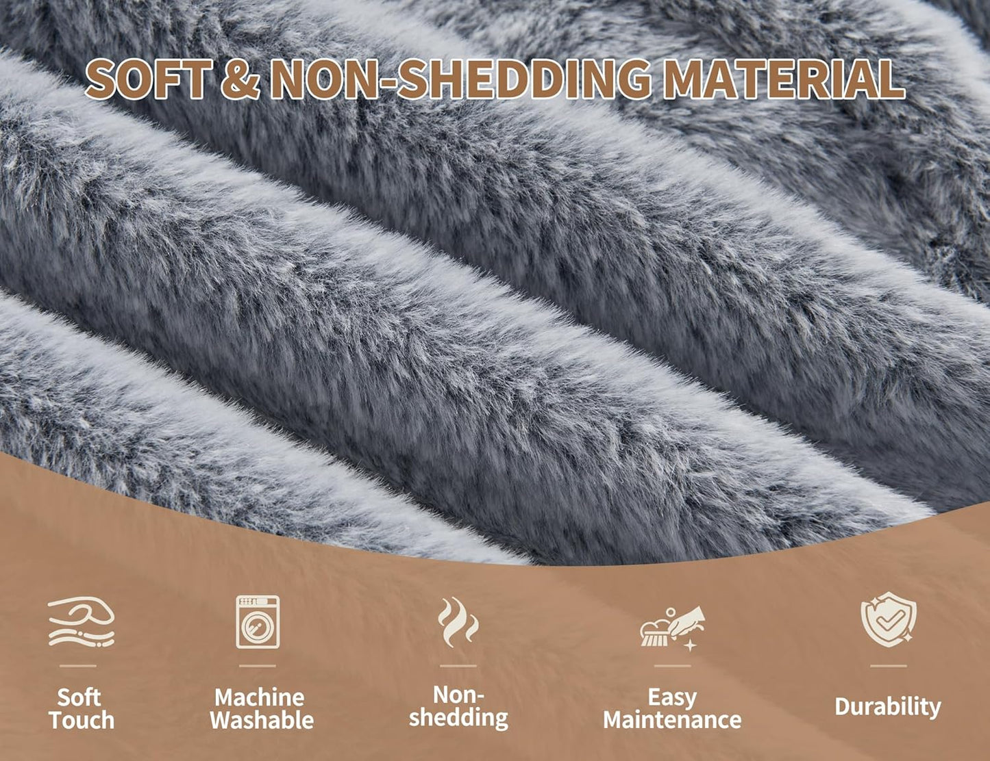 Round Pouf Ottoman Foot Rest Plush Ottoman Footstools for The Living Room Ottomans Stuffed Full of Foam Blocks 26 * 18" Large Foot Stool Dark Grey Footrests Hassocks and Ottomans Set