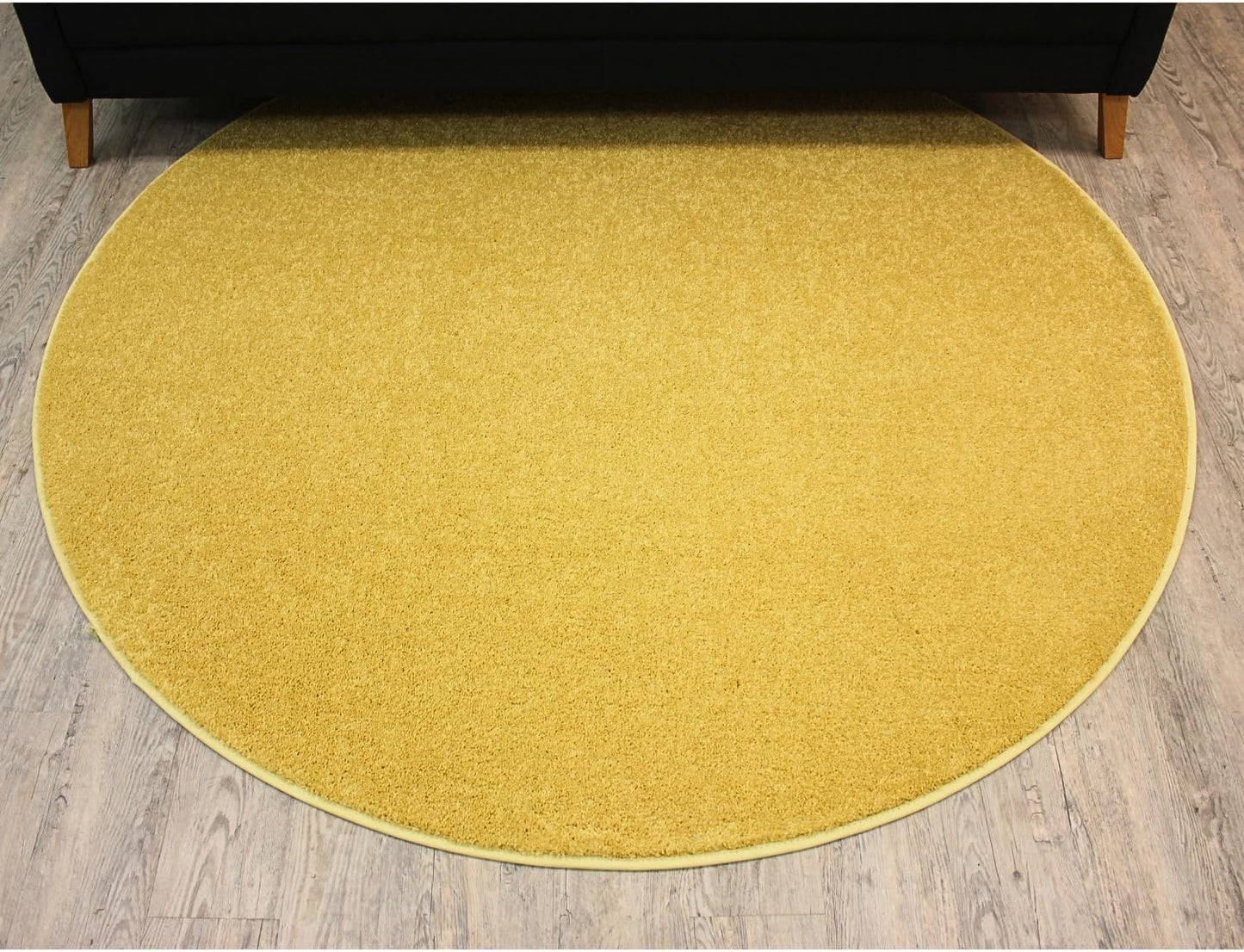 KOECKRITZ Soft and Colorful Kids Classroom Area Rugs (Passes Flammability Pill Test) Many Sizes and Bright Colors to Select from (3' Round, Lemon)