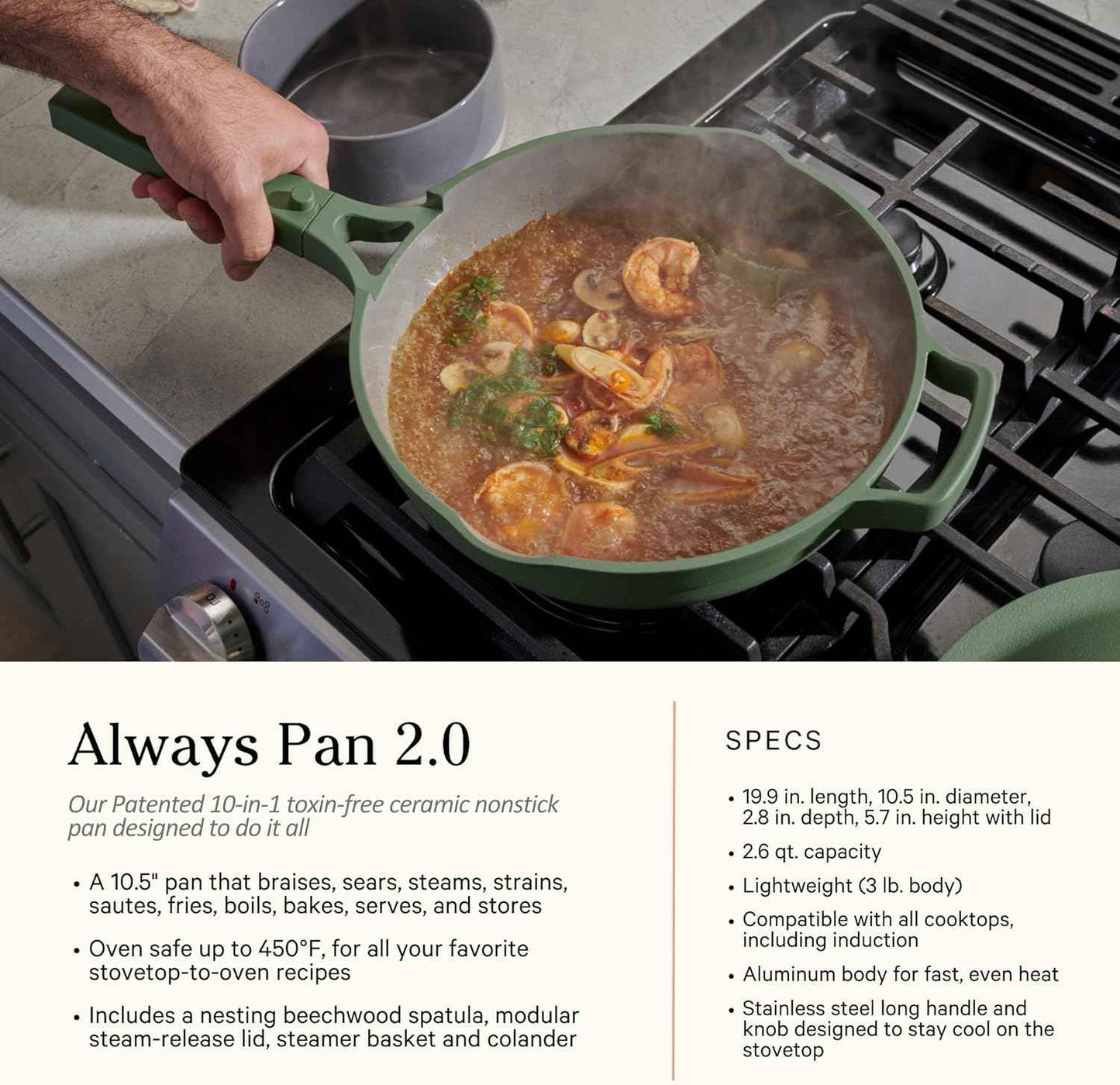 Our Place Ultimate Cookware Set - Complete 18-Piece Set Including the Always Pan, Perfect Pot, and Bakeware Set | Multifunctional, Toxin-Free Nonstick | Replaces 44 Pieces | Spice