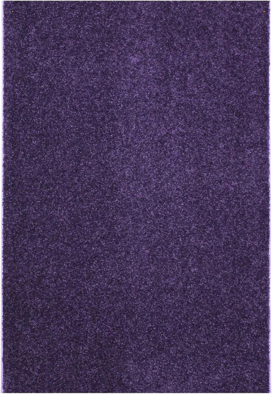 KOECKRITZ Soft and Colorful Kids Classroom Area Rugs (Passes Flammability Pill Test) Many Sizes and Bright Colors to Select from (6' x 8', Eggplant)