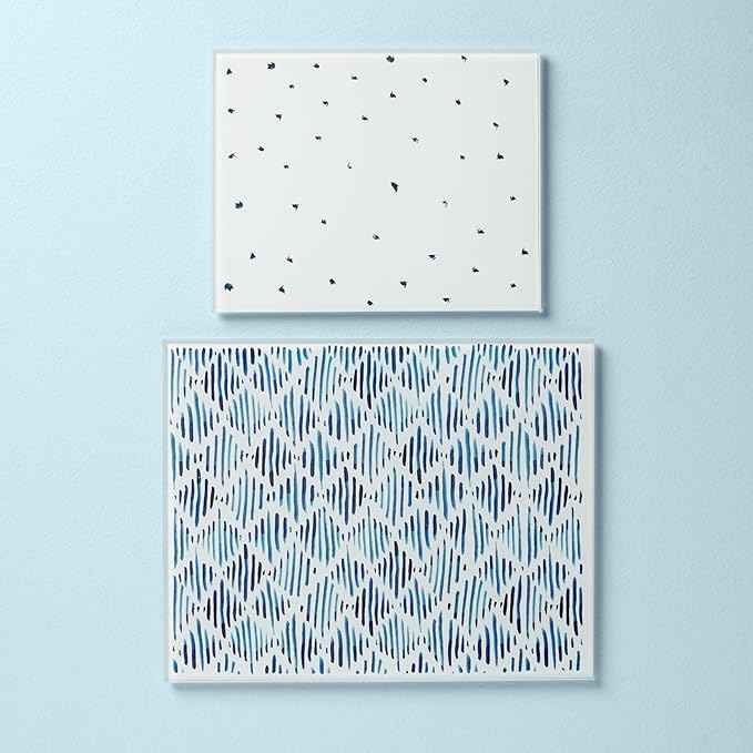 Lenox 895698 Blue Bay 2-Piece Glass Cutting Board Set
