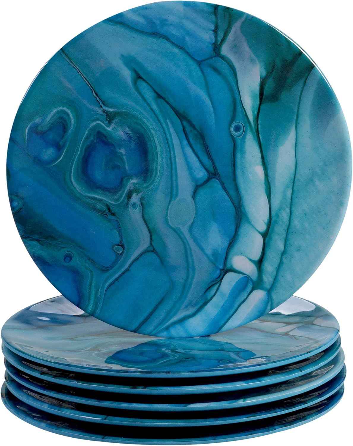 Fluidity 12 piece Melamine Dinnerware Set, Service for 4