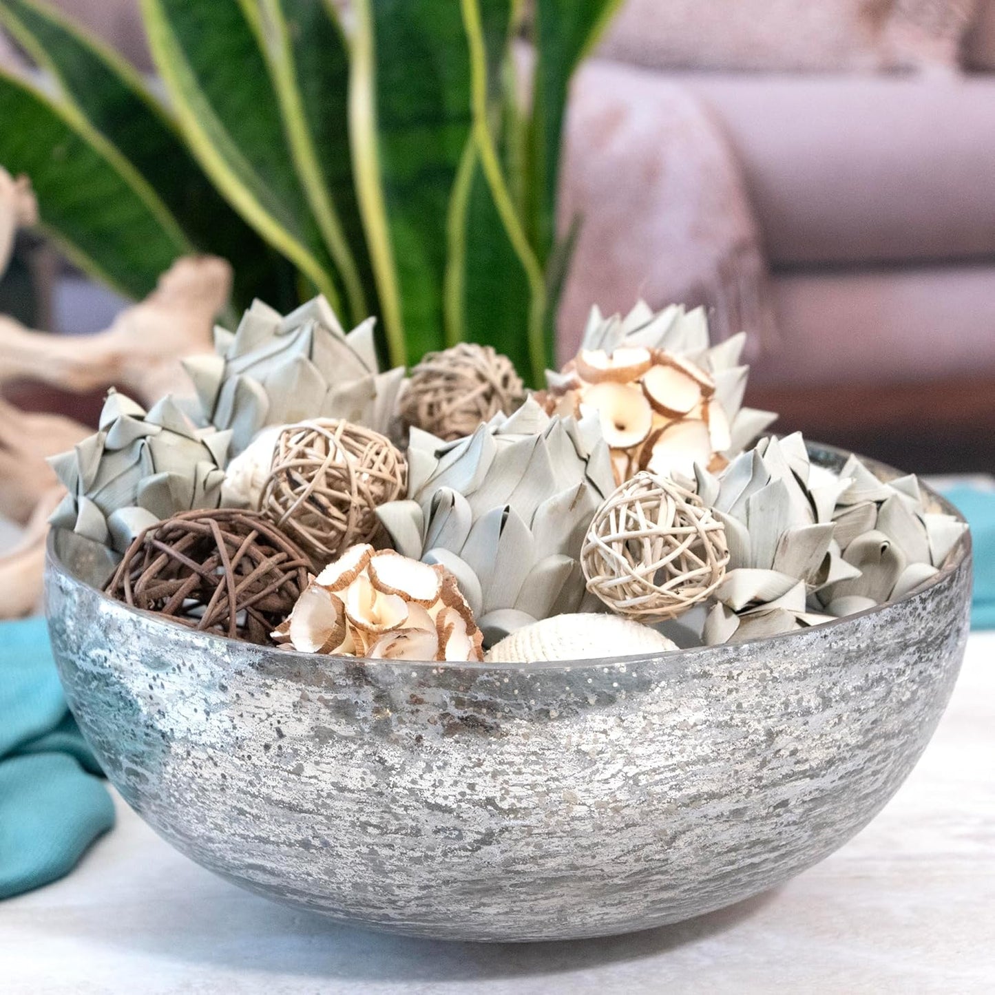 ANDALUCA Decorative Balls Bag Bowl Filler Home Decor (Artichoke)