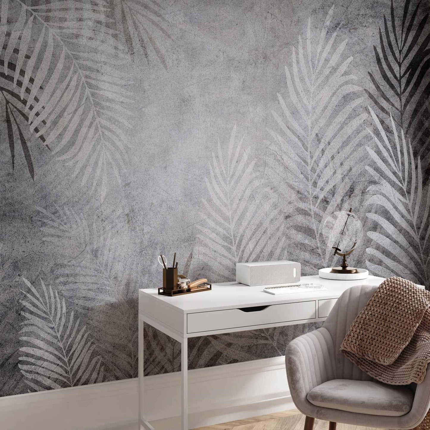 artgeist Wall Mural Leaves 79x55 in - XXL Non-Woven Wallpaper Fleece Wall Decor Photo Print Picture Image Design Palm Abstract Nature Botanical b-C-0855-a-a