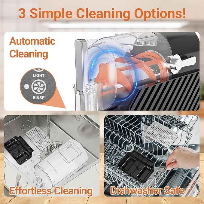 Erivess 88oz Slushie Machine for Home - No Ice Needed Slushy Maker with Self-Cleaning, Professional Frozen Drink Maker, Ice Cream & Smoothie Machine for Frozen Margaritas, Frappés, Cocktails