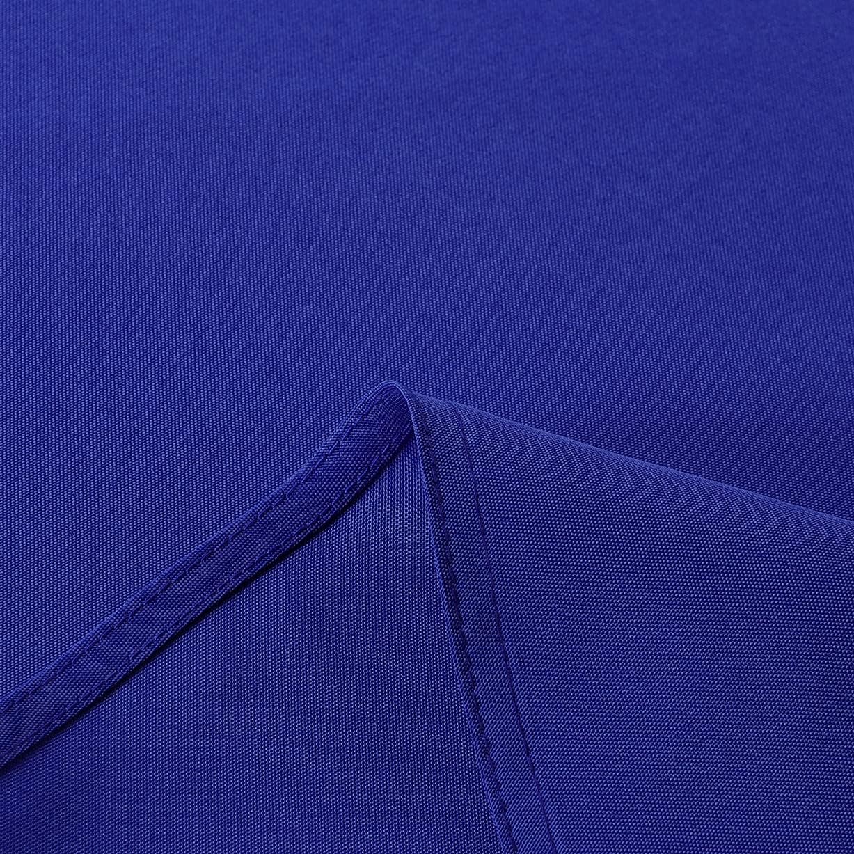 sancua Square Tablecloth - 70 x 70 Inch - Stain and Wrinkle Resistant Washable Polyester Table Cloth, Decorative Fabric Table Cover for Dining Tables, Buffet Parties and Camping, Royal Blue