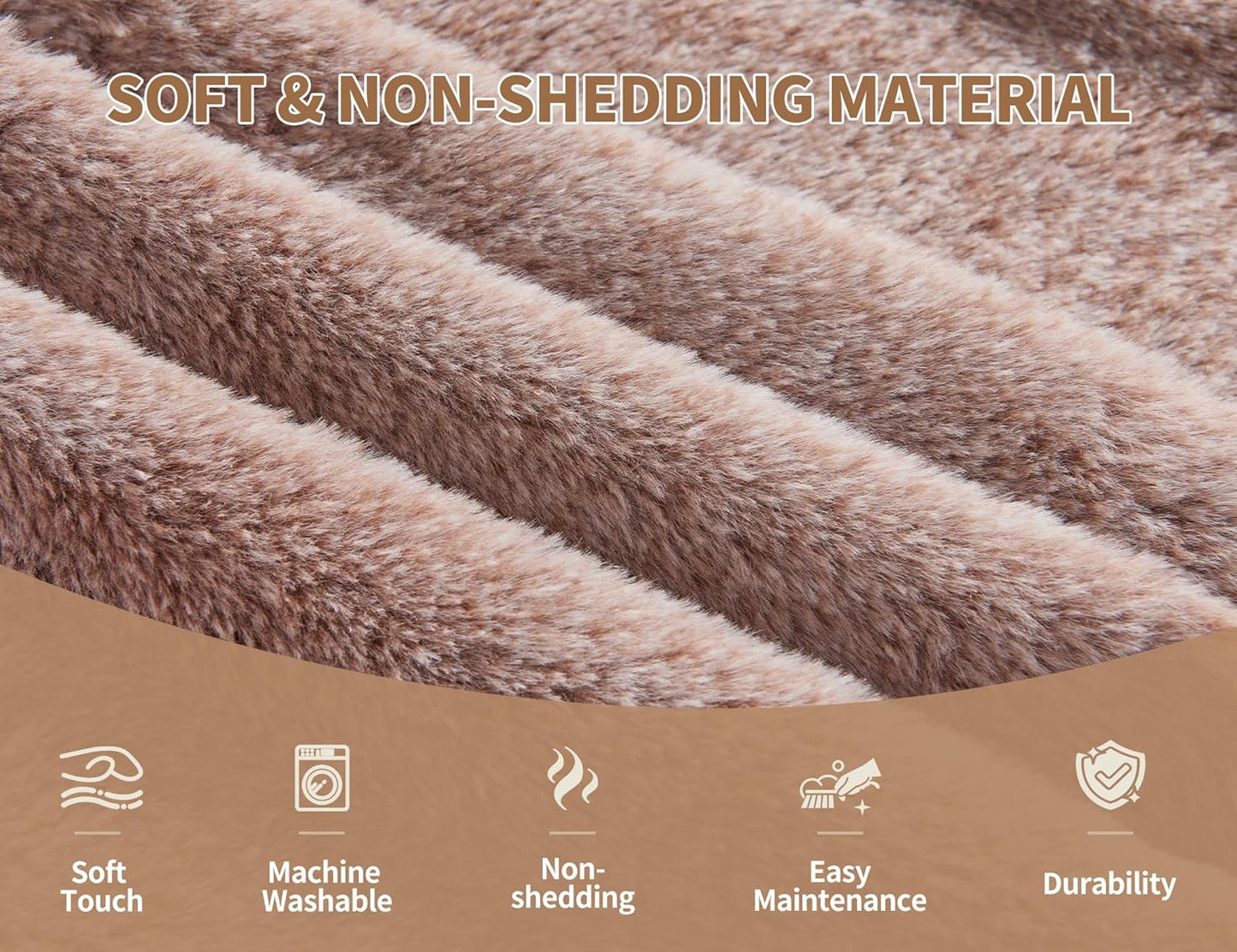 Round Pouf Ottoman 26 * 18" Small Ottoman Foot Rest Pouf Brown Foot Stools for Living Room Comfortable and Dirt Resistant Poofs/Ottomans Furniture Round Ottomans Floor Poufs for Home Decor