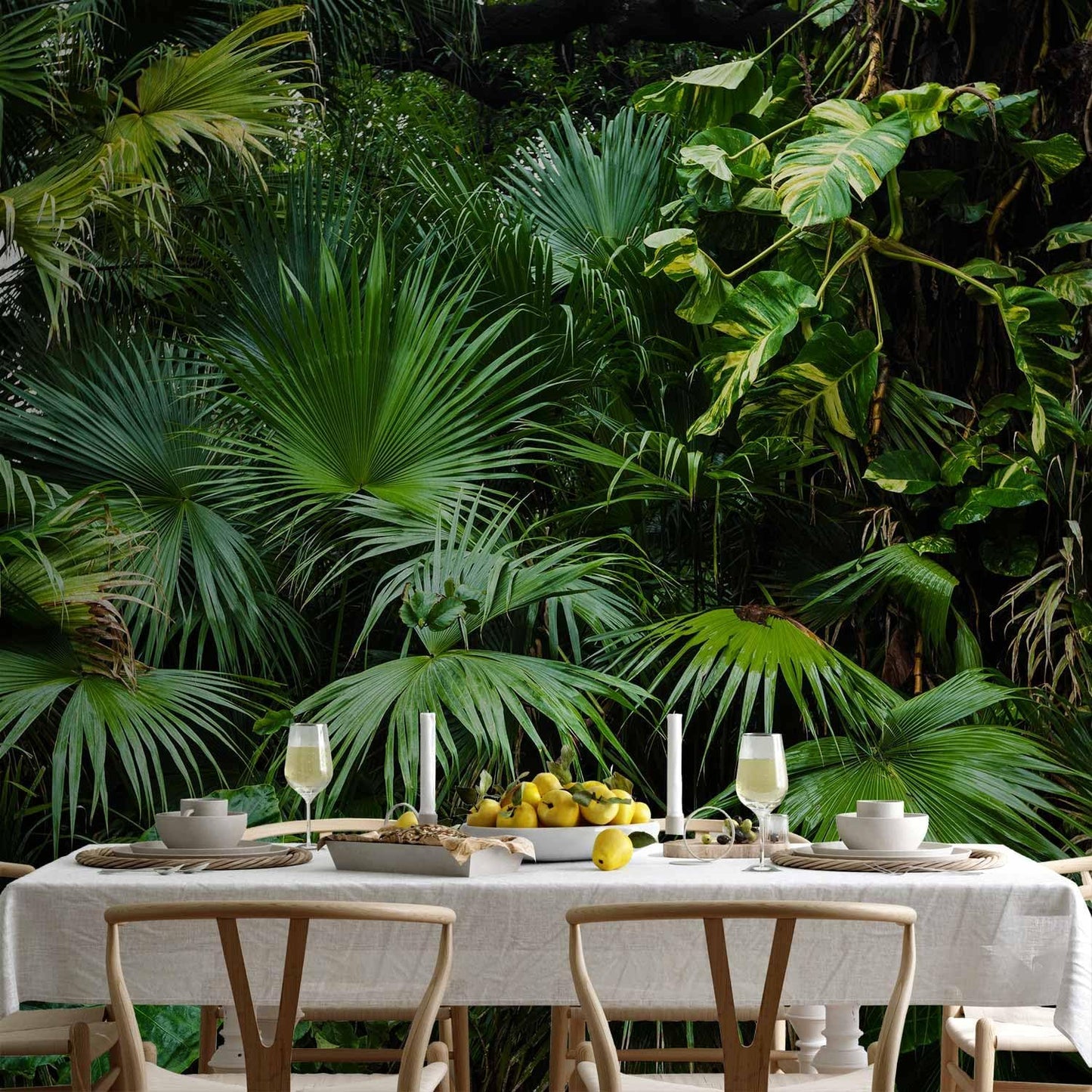 artgeist Premium Wall Mural Tropical 177x124 in - XXL Non-Woven Wallpaper Fleece Wall Decor Photo Print Picture Image Design Home b-B-0312-a-a