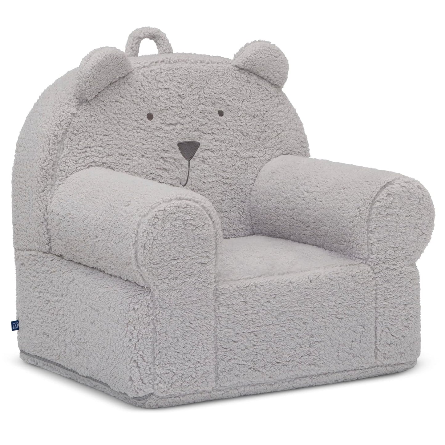 GAP babyGap Sherpa Bear Chair - Greenguard Gold Certified, Grey