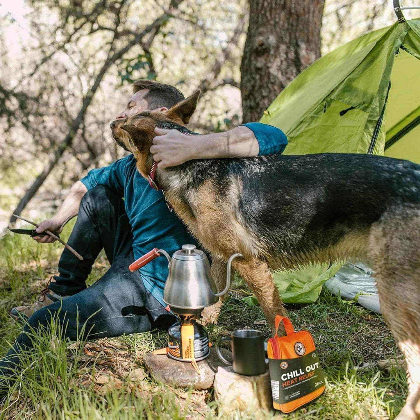 Be Smart Get Prepared Chill Out Heat Relief Kit - 21 Pieces - Designed for Camping, Hiking, Sports, Outdoor & Physical Activities - Compact & Portable