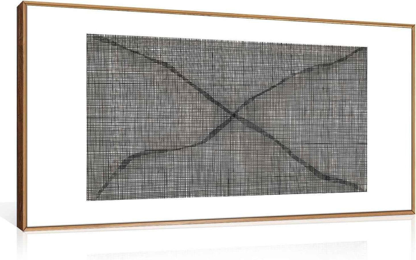 Abstract Line Framed Canvas Wall Art Set,Minimalist Black and White Wall Decor,Neutral Geometric Print,Modern Mid Century Boho Artwork for Living Room,Bedroom-20 x40