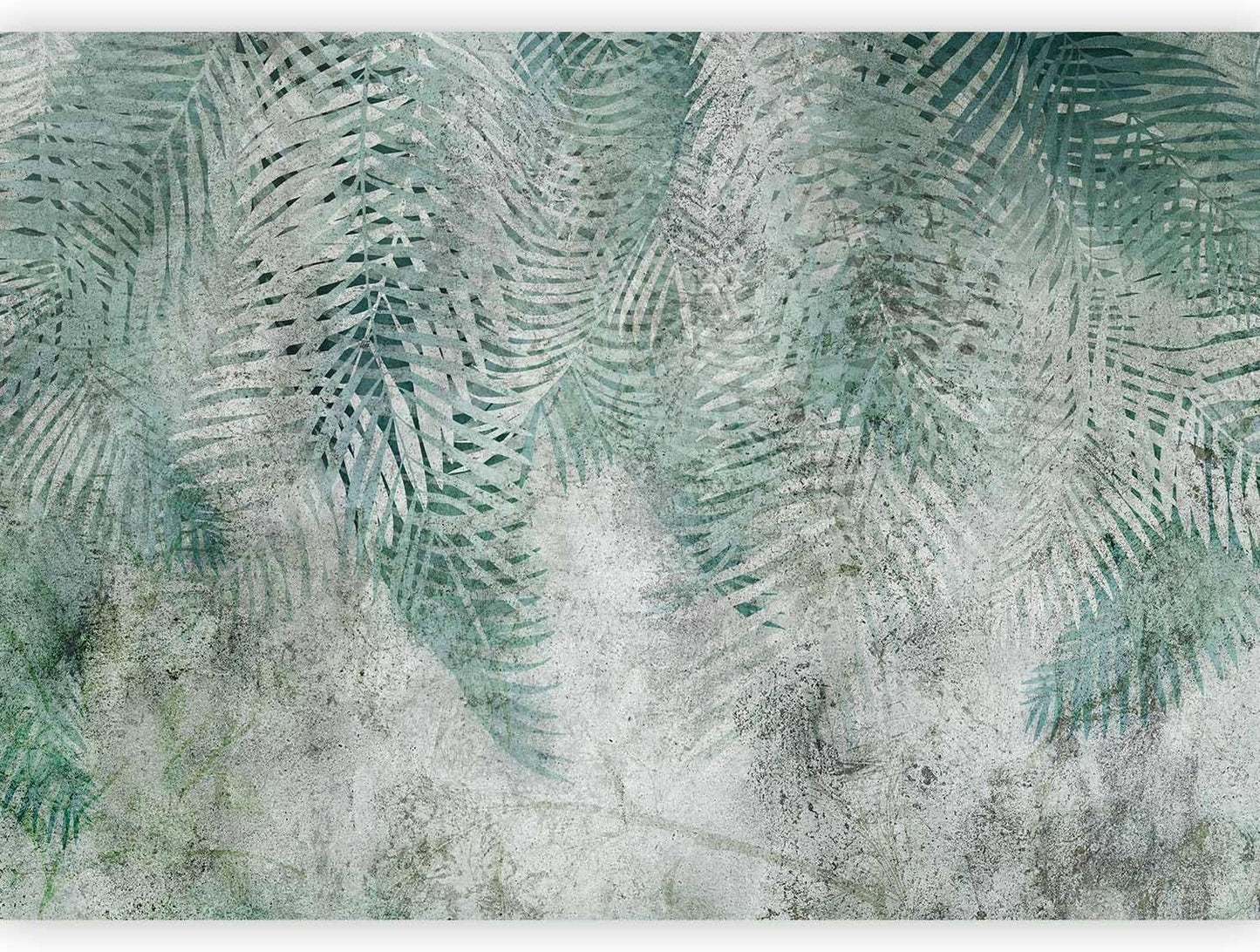 artgeist Premium Wall Mural Leaves 138x101 in - XXL Non-Woven Wallpaper Fleece Wall Decor Photo Print Picture Image Design Nature Botanical Plants Palm Abstract b-C-0861-a-a
