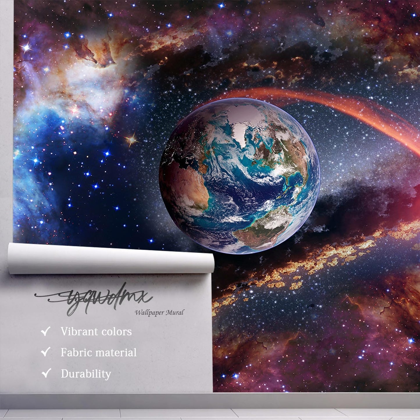 -Colorful Star Bright Star Bedroom Living Room Wallpaper XT13 L 180" x 115"