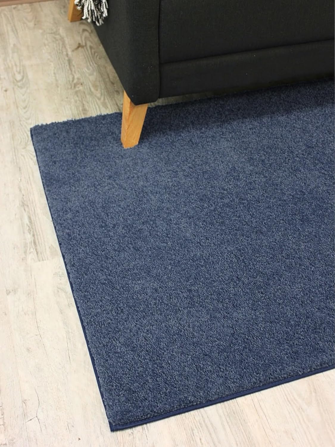 KOECKRITZ Soft and Colorful Kids Classroom Area Rugs (Passes Flammability Pill Test) Many Sizes and Bright Colors to Select from (3' x 12', Navy)
