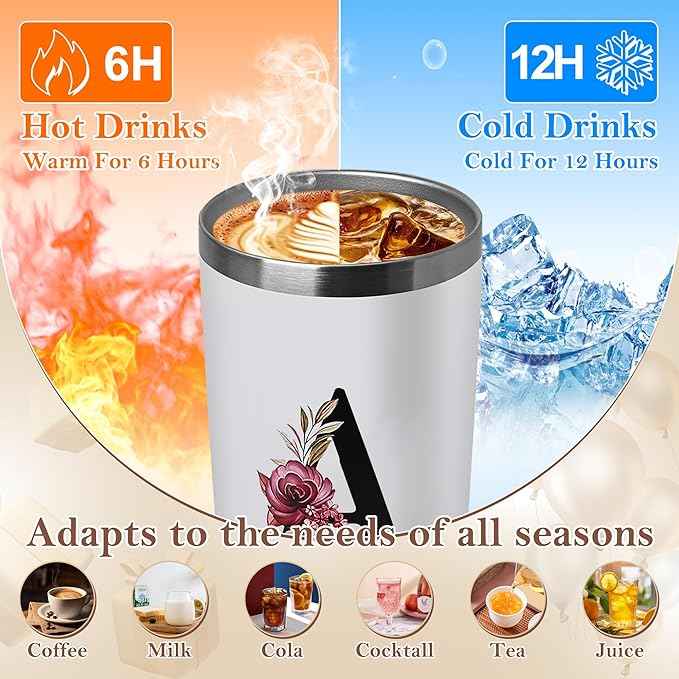 20 Oz Insulated Coffee Cup Lid Car Tumbler Mug Cute Mug Tween College Country Girl 18 19 Year Old Birthday Regalos De Cumpleaños Navidad Mujer Mama Gift Mi Novia Maestra 14 Febrero San Valentín Ideas